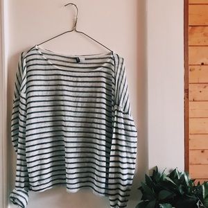 H&M Long Sleeve Crop Top
